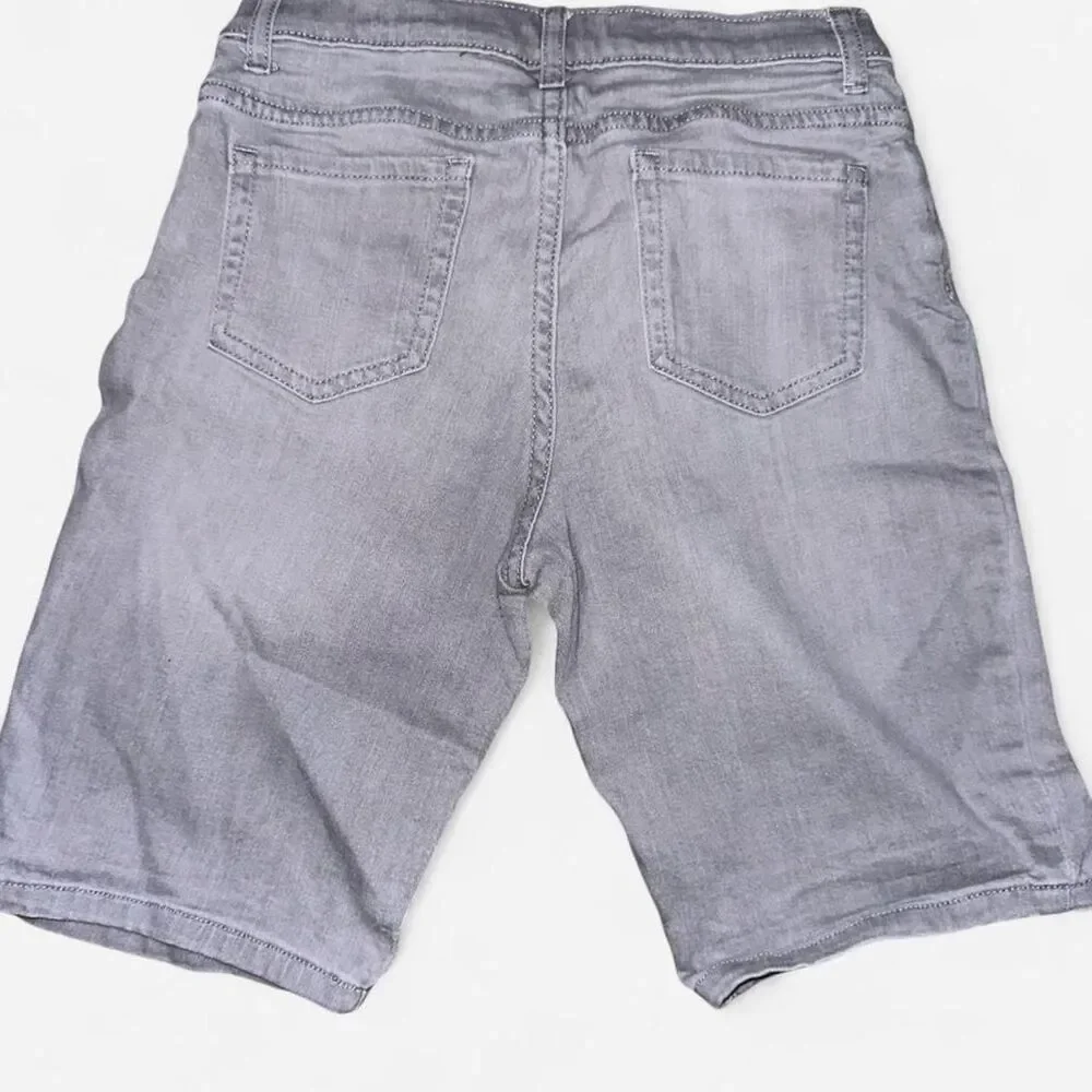 Girl's Grey Bermuda Shorts